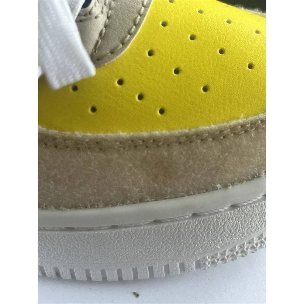 Nike Air Force 1 Youth Size 5.5Y Detachable Patches FN7818-100 Sneakers (339)